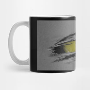 Tennis Silver Cloth Mask Mug